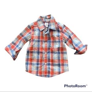 Carters button up shirt 12 months